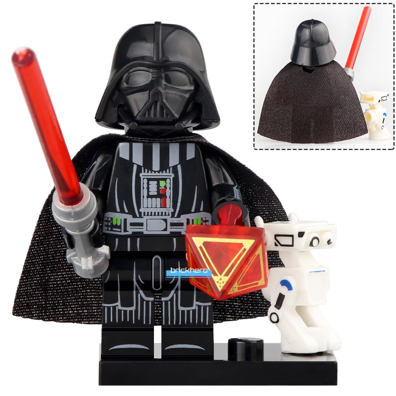 Darth Vader with BD Droid Star Wars Custom LEGO Minifigure Toy