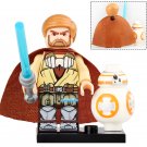 General Kenobi with BB-8 Star Wars The Clone Wars Custom LEGO Minifigure Toy