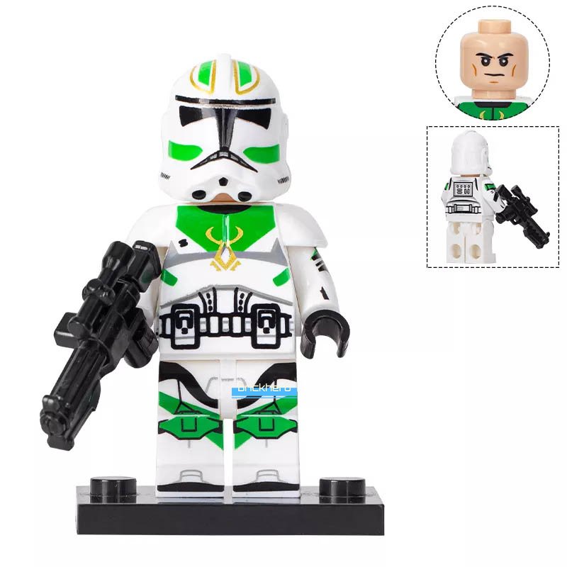 Horn Company Clone Trooper Star Wars The Clone Wars Custom LEGO Minifigure Toy