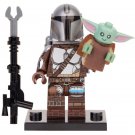 The Mandalorian (Beskar Armor) Disney Star Wars Custom LEGO Minifigure Toy