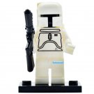 White Boba Fett Star Wars Bounty Hunter Custom LEGO Minifigure Toy