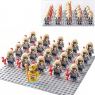 Pharaoh's Quest Egyptian Mummies Army Custom LEGO Minifigure Toy Set 21Pcs