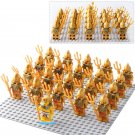 Poseidon Atlantis Temple Statue Custom LEGO Minifigure Toy Set 21Pcs
