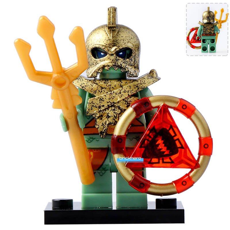 The Portal Emperor Atlantis Custom LEGO Minifigure Toy