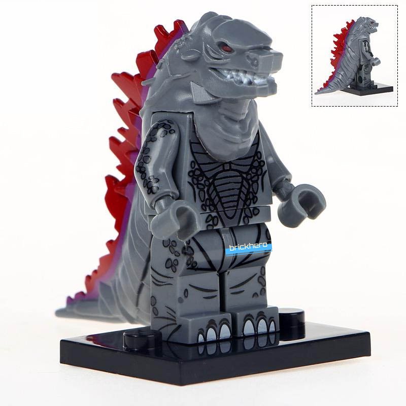 Godzilla Frozen Shin Godzilla (2016) Custom LEGO Minifigure Toy Gift