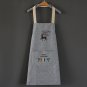 Waterproof lampblack hanging neck apron men and women cute small apron