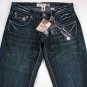 LAGUNA BEACH JEANS Huntington Beach Indigo w/Blue SKULL Patch & Key Chain 42 x 34