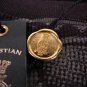CHRISTIAN AUDIGIER RHINESTONE Skull & Roses Thermal T Shirt, XL