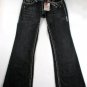 LAGUNA BEACH JEANS Redondo Beach BLK SKULL FLEUR, 36 x 34, New With All Tags