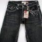 LAGUNA BEACH JEANS Redondo Beach BLK SKULL FLEUR, 40 x 34, New With All Tags
