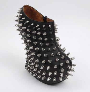 Jeffrey Campbell Boot Shoes New Shadow Spike Black, 7 *Fits more like 6.5, 6 1/2
