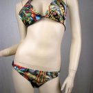 Ed Hardy Bikini Crystal SwimWear Black Crosses S Small, Serial #, New w/Tags