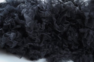 Hell Bunny Petticoat Black Long 29" Tulle Under Skirt, L-XXL, L, XL, XXL, New