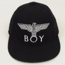 Boy London Black Hat White Embroidery Eagle Logo Baseball Trucker Cap New w/Tags