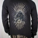 Ed Hardy Track Jacket Men Black Panther Studded Zip Sweater, XL, New With Tags