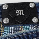 Miss Me Jeans Northern Lights New Daisy Duke 4 Color Crystal Waves, Last 1, 27