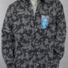 John Lennon Mens Dress Shirt Brixton Black Paisley XL, Chest 49"
