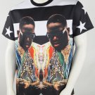 Hudson Outerwear NYC Biggie Hustle Stars Stripes Black T Shirt XXL 2XL, $75 MSRP