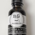 Brooklyn Grooming Co. Commando Classic Beard Oil 1 oz, 30 ml, New Unscented