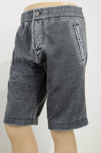 Jet Lag Jetlag Sweat Shorts Black Wash TLV Tel Aviv 2XL, Fits 36 - 38 inch waist