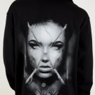 Sullen Art Collective Hoodie Pull Over Sweatshirt Connolly Black, XL,  50" Chest