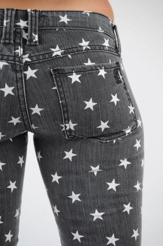 Frankie B Jeans Seeing Stars Distressed Gray Skinny Jeans, Leggings Jegging, 24