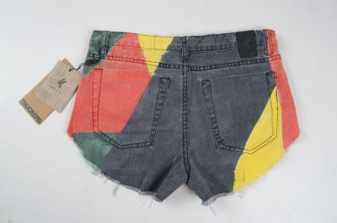 One Teaspoon Shorts Jeans Trucker Limited Ed, Size 26, USA 4, AU 8 *RARE*