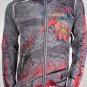 Ed Hardy Track Jacket Sweater Collectors Item Rare Buddha 3 Eyed Monster 2XL XXL