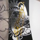 Ed Hardy Sweater Hoody Knit Studded Buddha 3 Eyes Off White Hoodie L Large