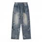 Fashion Patchwork Wide Leg Jeans