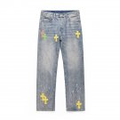 Yellow leather Cross Jeans