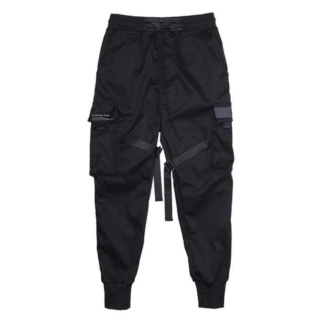Techwear Ribbon Cargo Pants