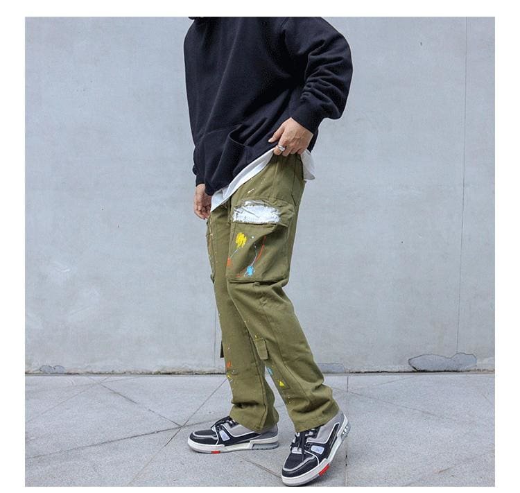 Paint Splatter Cargo Pants