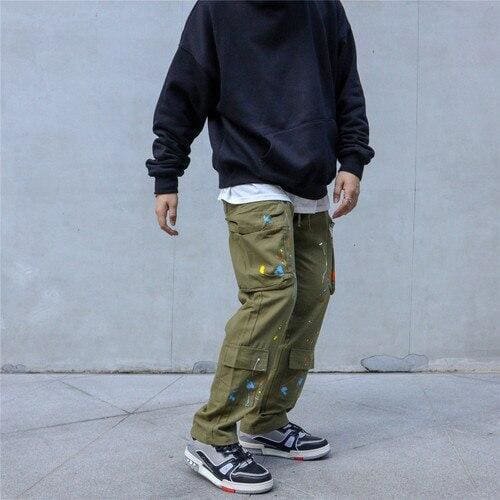 Paint Splatter Cargo Pants