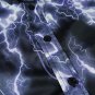 Lightning Print Hawaiian Shirt
