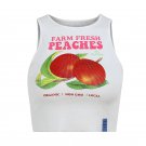 Farm Fresh Peaches Crop Tank Top