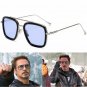 Tony Stark Pilot Square Metal Sunglasses