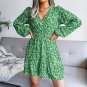 Casual Vacation Mini Dress Floral Printing