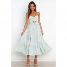 Elegant Floral Printed Midi Dress