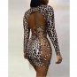 Leopard Bandage Mini Dress