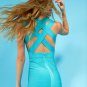 Summer Blue Bodycon Mini Dress