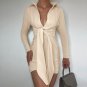 Autumn Bandage Black Party Sexy Mini Dress