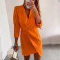 Belt Women Mini Dress