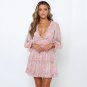 Boho Ruffles Mini Dress