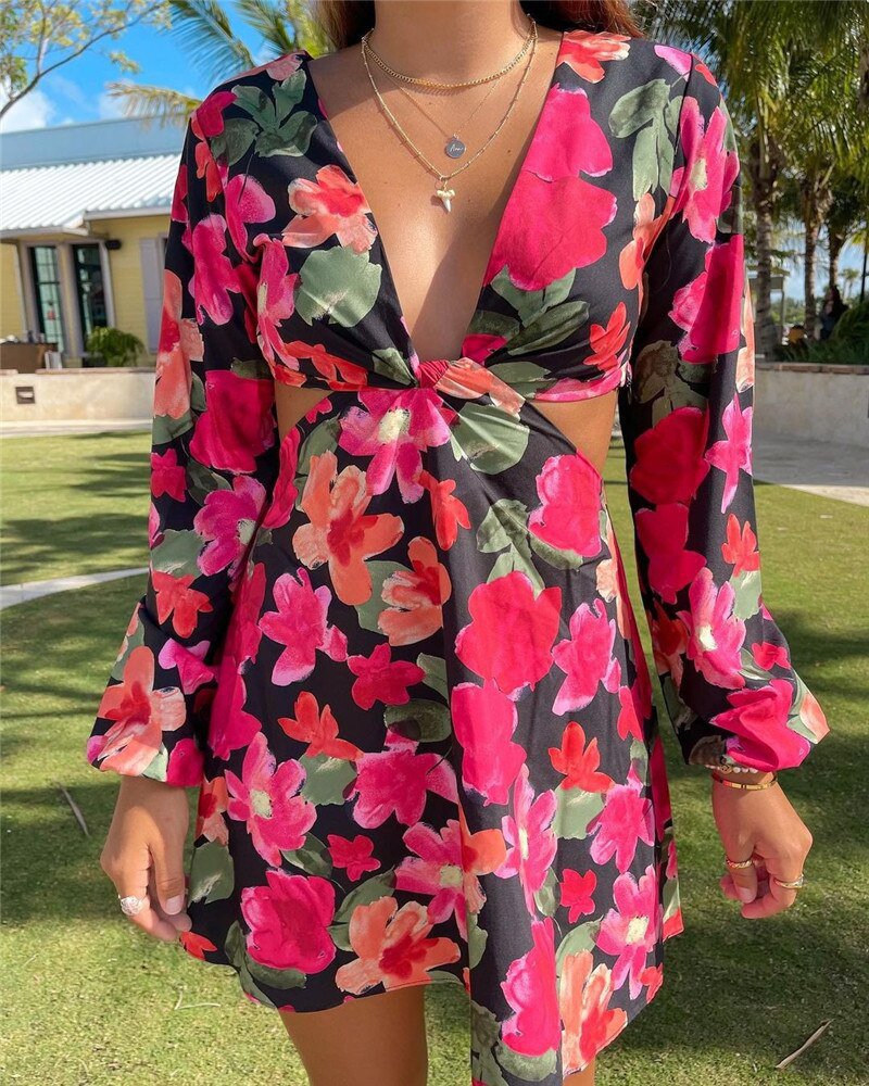 Casual Beach Mini Dress Women