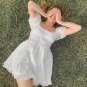 Casual Summer Female Puff Sleeve Mini Dress