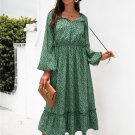 Ditsy Floral Ruffle Hem Maxi Dress