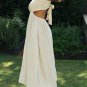 Elegant Bowknot Backless Summer Maxi Dress