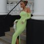 Elegant Off Shoulder Long Sleeve Maxi Dress