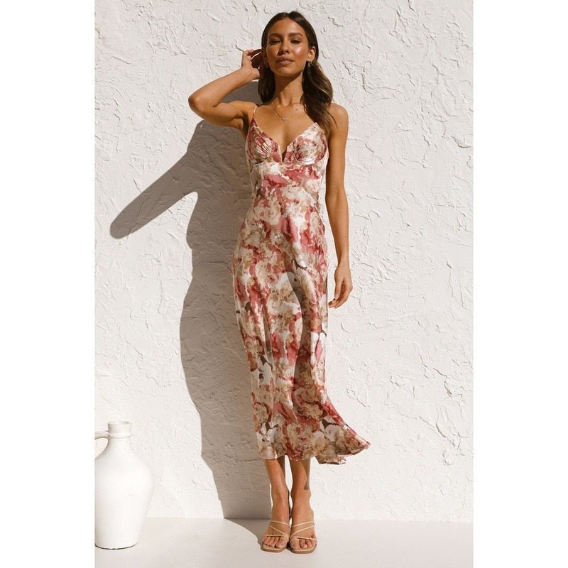 Elegant Sexy Women Summer Maxi Dresses